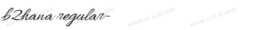 b2hana regular字体转换 b2hana regular字体转换